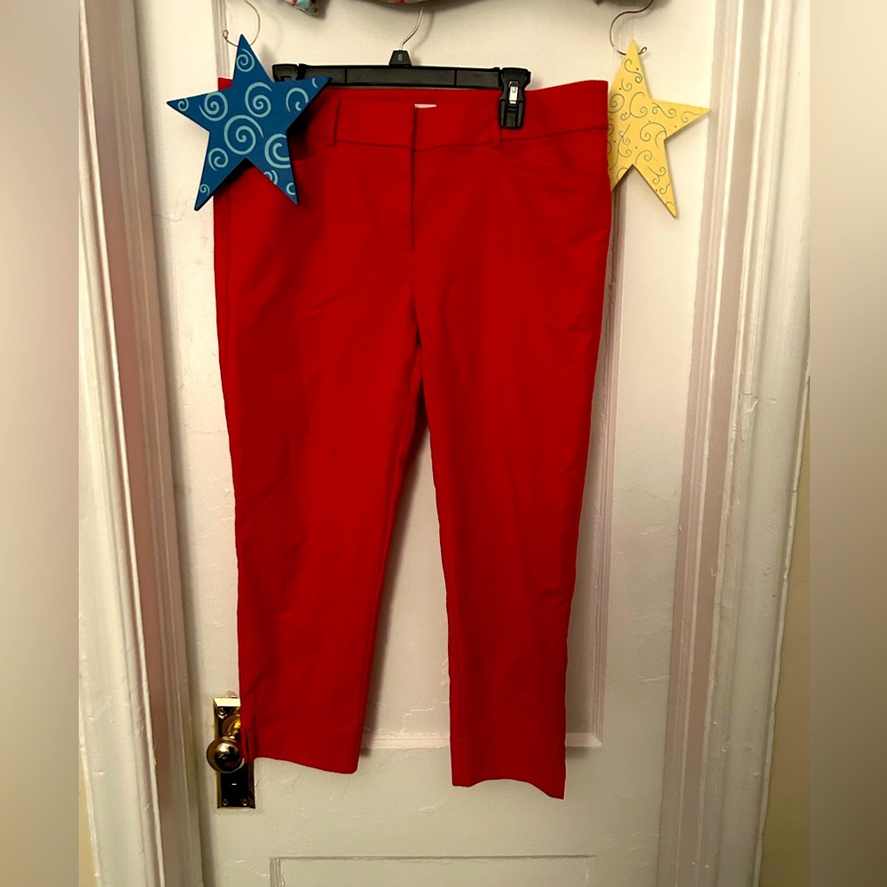 Women’s Loft pants. Red sz12